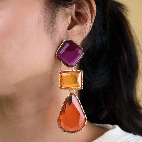 Zeera Stone Earrings